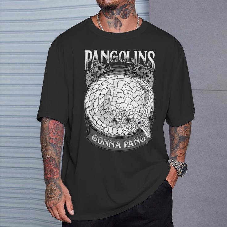 センザンコウ パンゴナ パン面白い パンゴリン アニマルを救います Tシャツ 彼への贈り物