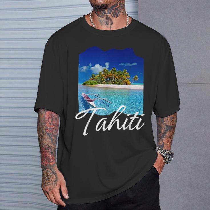 タヒチ フランス領ポリネシア タヒチ Tシャツ 彼への贈り物