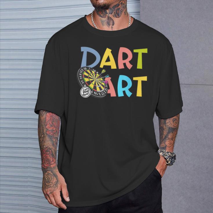 ダーツアート ダーツプレーヤー ダーツスポーツ ダーツボード ダーツ Tシャツ 彼への贈り物