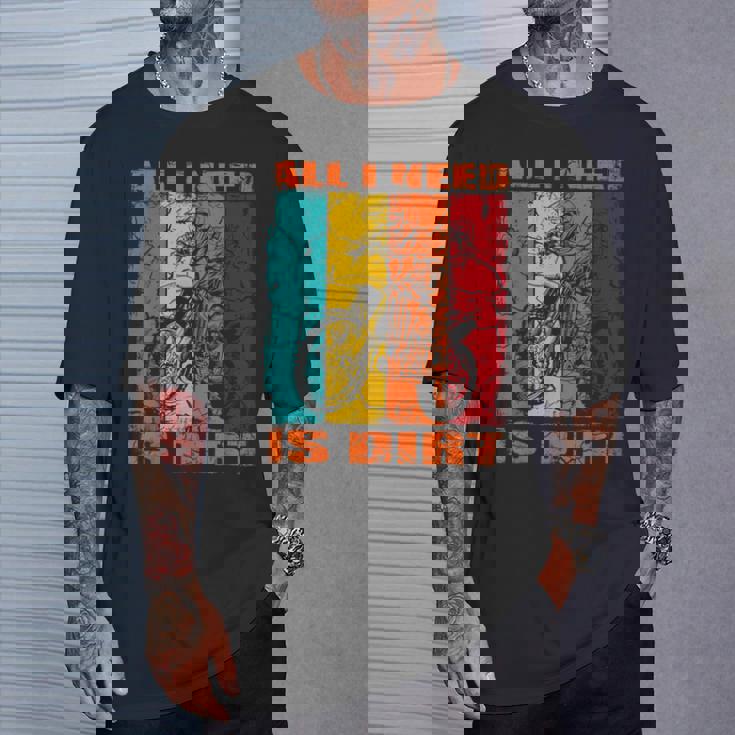 ダートバイク レトロデザイン All I Need Is Dirt Motocross ダートバイク Tシャツ 彼への贈り物