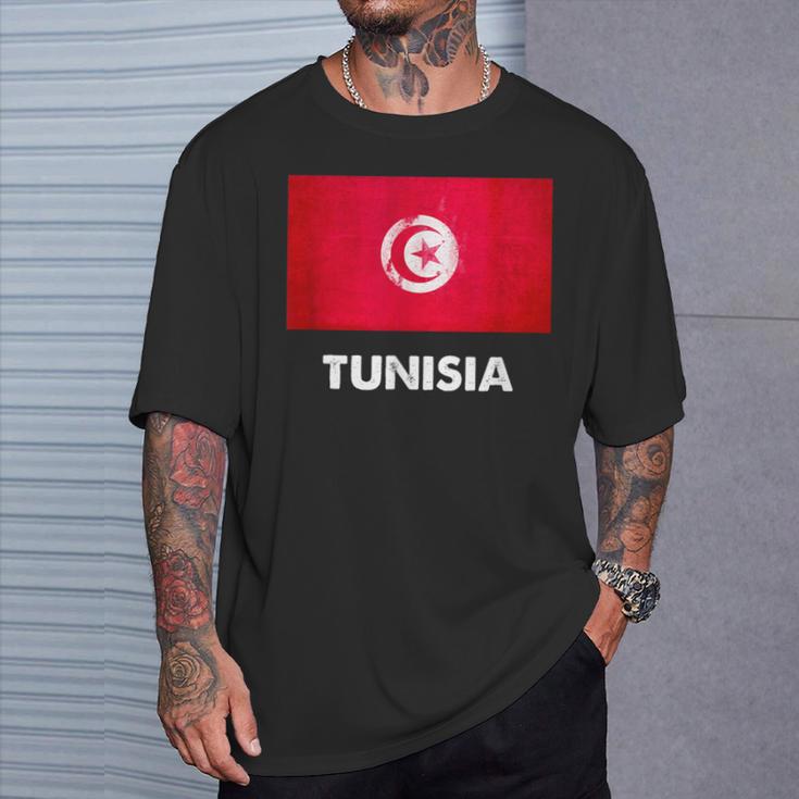 チュニジア国旗tシャツ Tシャツ 彼への贈り物