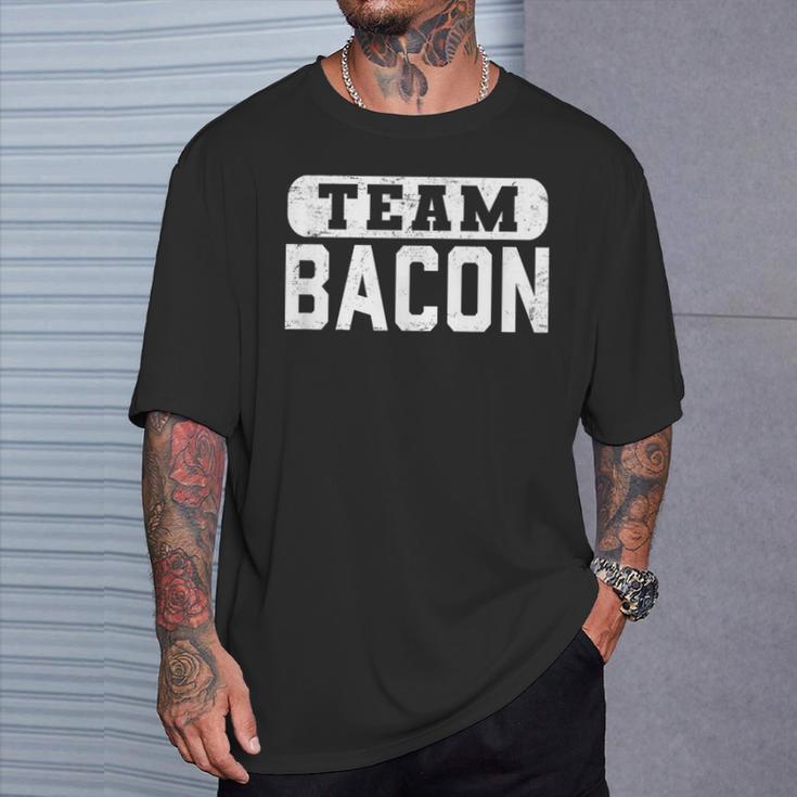 チームベーコンファニーベーコンラバー Tシャツ 彼への贈り物