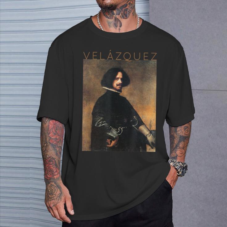 ディエゴ・ベラスケス 自画像 Tシャツ 彼への贈り物