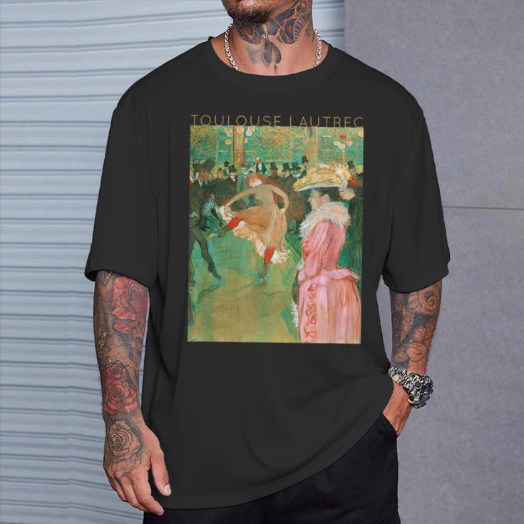 トゥールーズ・ロートレック アーティストのためのダンス Tシャツ 彼への贈り物