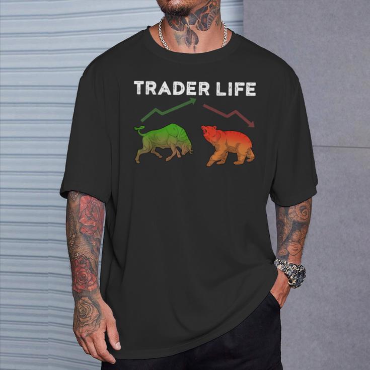 トレーダーtシャツストックtシャツデイトレードシャツマーケット外国為替 Tシャツ 彼への贈り物