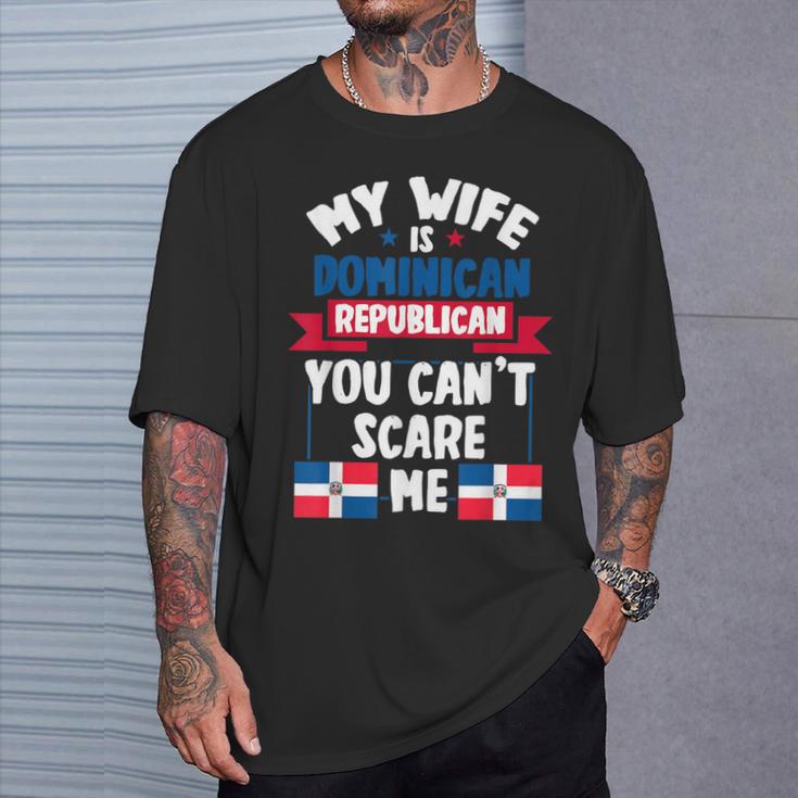 メンズ ドミニカ共和党の妻ドミニカ共和国 Tシャツ 彼への贈り物