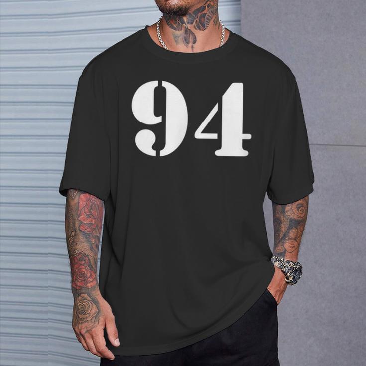 ナインティフォー 数字 94 ナンバー Tシャツ 彼への贈り物