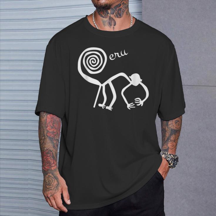 ナスカ ラインズ シャツ モンキー ペルー南米 お土産 Tシャツ 彼への贈り物