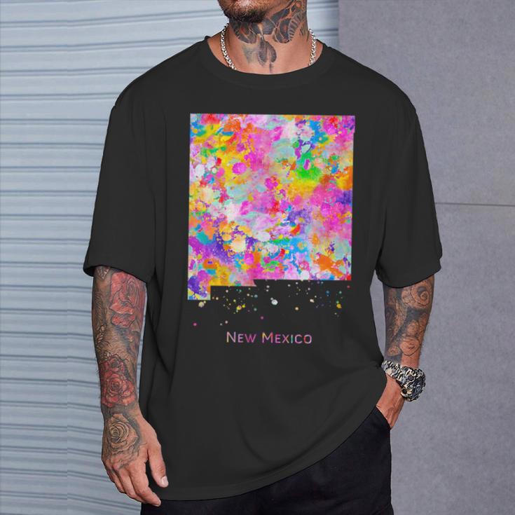 ニューメキシコ州の地図 Tシャツ 彼への贈り物
