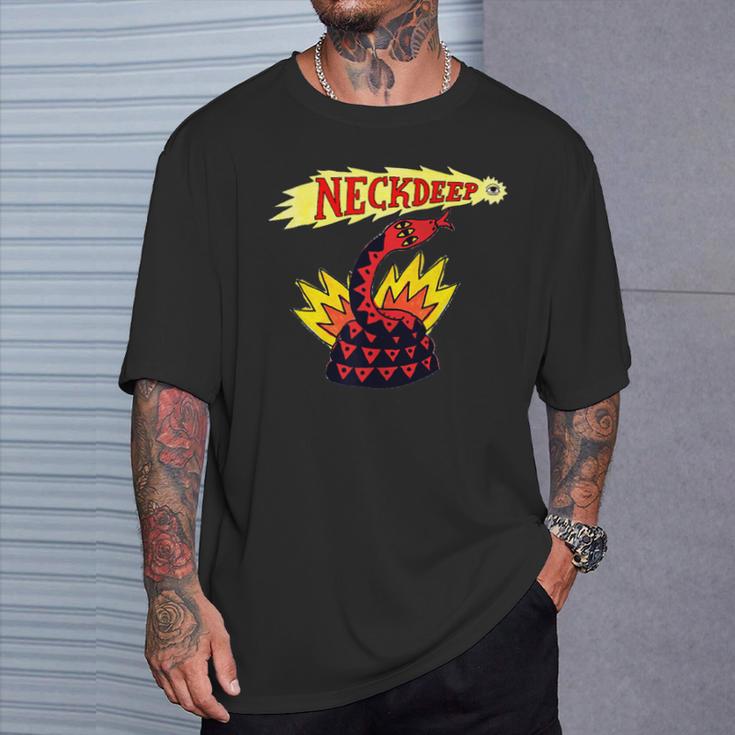 ネックディープシューティングアイ Tシャツ 彼への贈り物