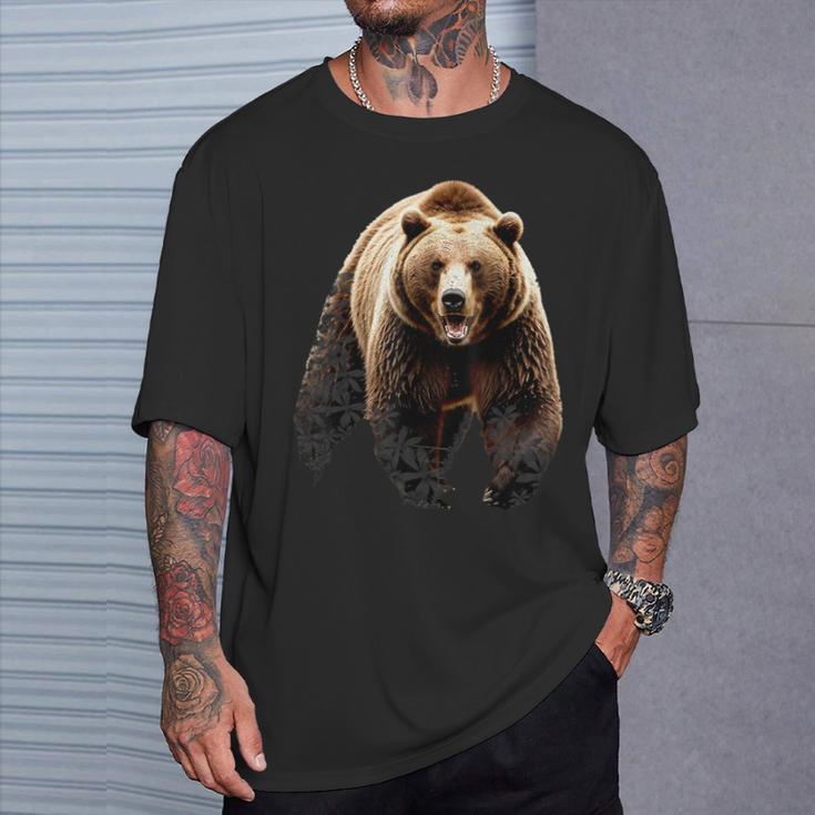 ハイイログマ ヒグマ Tシャツ 彼への贈り物