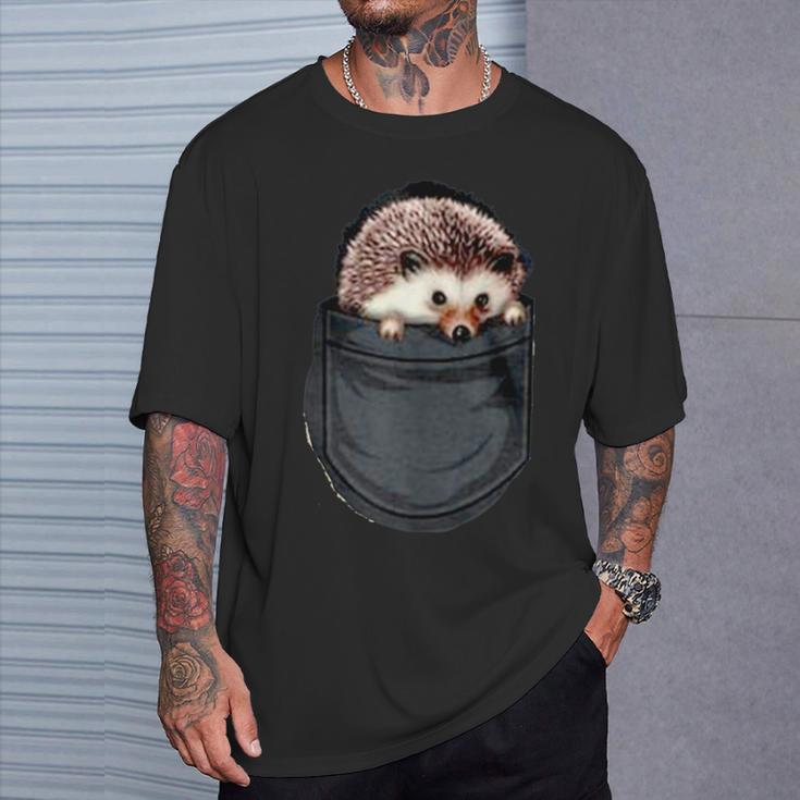 ハリネズミポケット Tシャツ 彼への贈り物