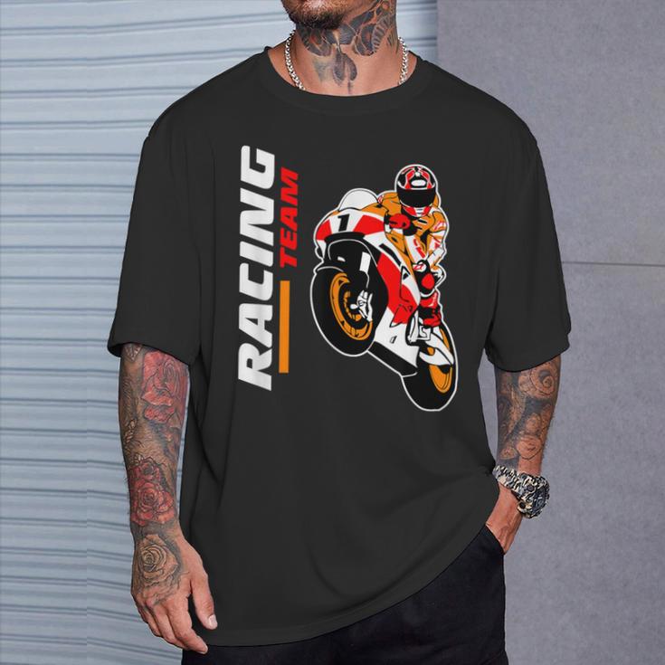 バイクレース Motorcycle Racing Tシャツ 彼への贈り物