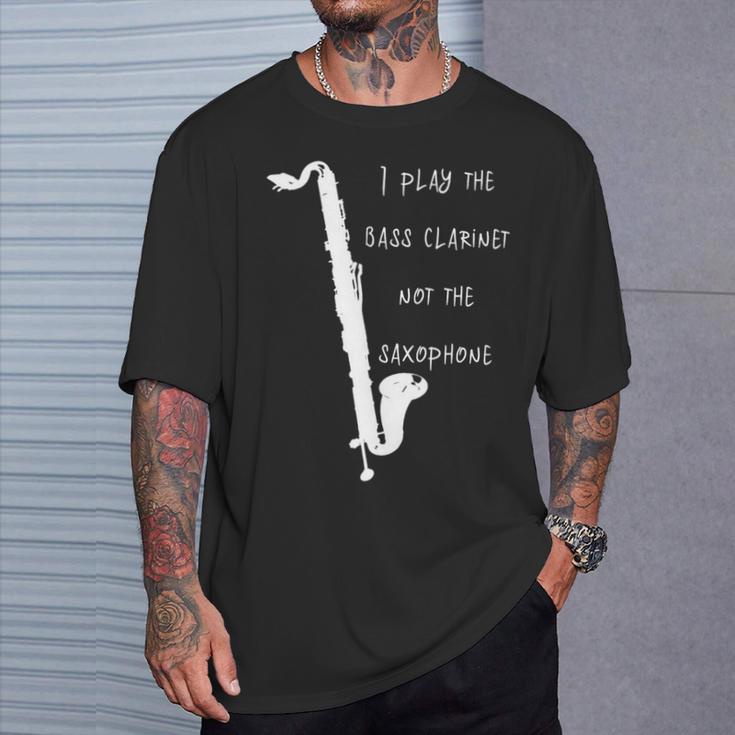 バスクラリネット 長袖tシャツ Tシャツ 彼への贈り物