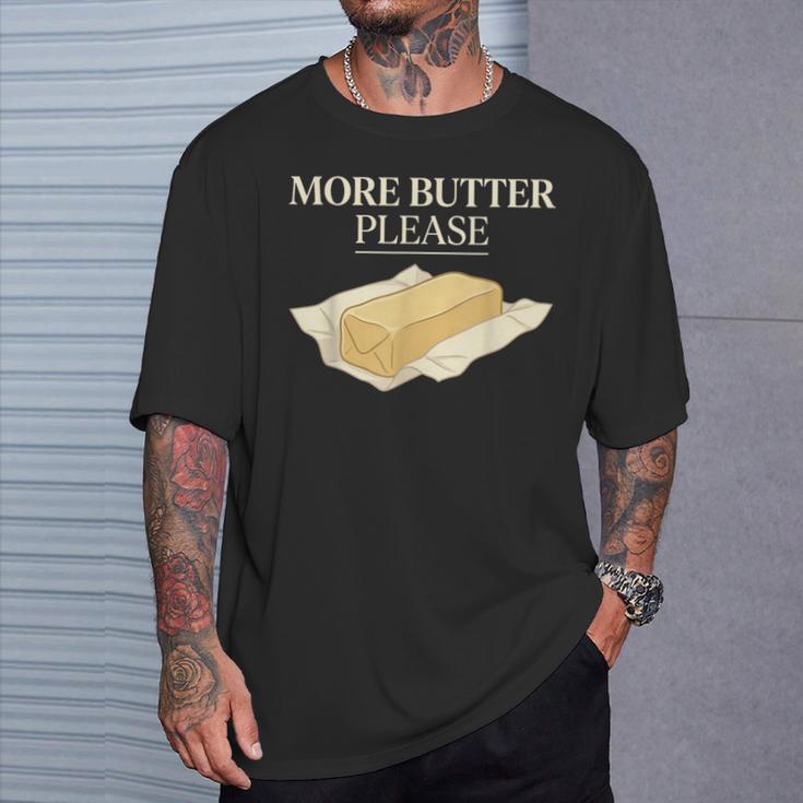 バター愛好家 塩漬けバター スティックオブバター 面白いバター Tシャツ 彼への贈り物