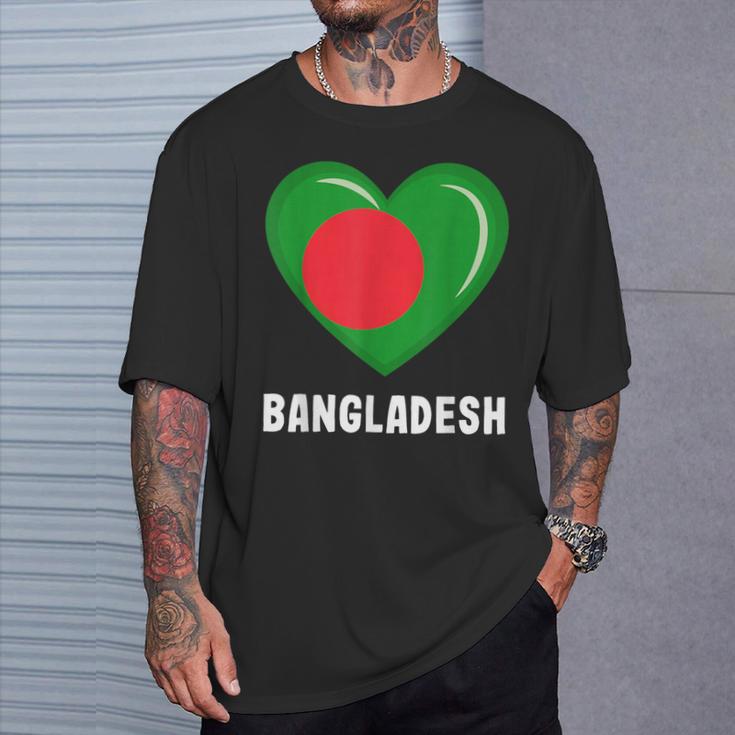 バングラデシュ国旗シャツ Tシャツ 彼への贈り物