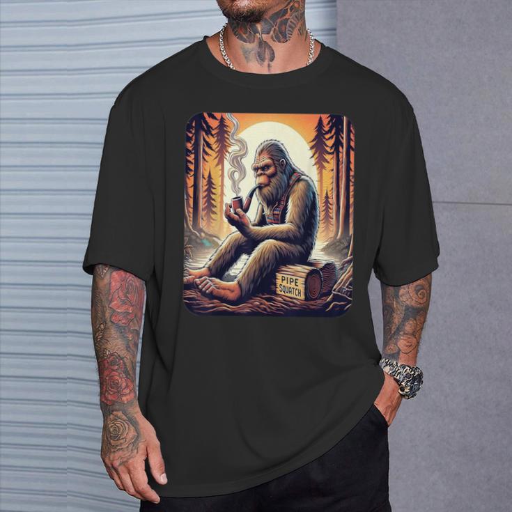 パイプスモーキング ビッグフット パイプスクワッチ Tシャツ 彼への贈り物