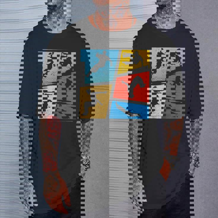 パルクール ヴィンテージ フリーランニングパルクール ランナー パルクール Tシャツ 彼への贈り物