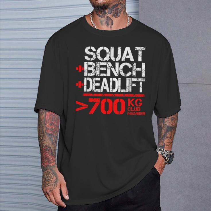 パワーリフティング700kgクラブメンブ Powerlifting 700 Kg Club Member Tシャツ 彼への贈り物