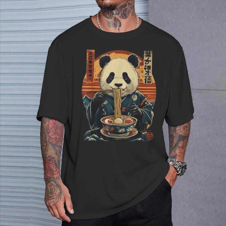 パンダのスープラーメン Tシャツ 彼への贈り物