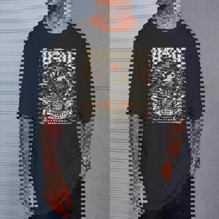 ビンテージ 1960 1960年生まれ 64歳の誕生日 バイクバイカー 長袖tシャツ Tシャツ 彼への贈り物