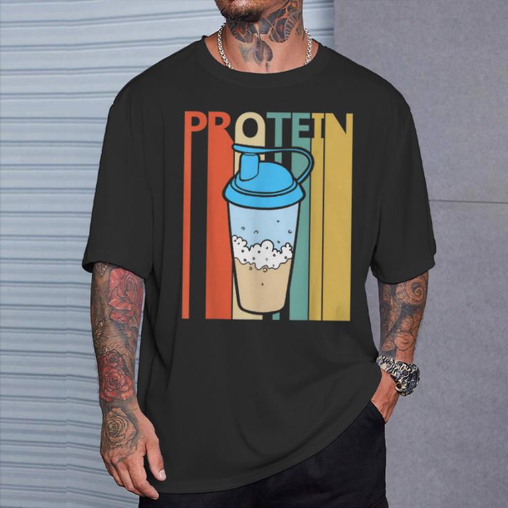 ビンテージ・スタイル タンパク質 Tシャツ 彼への贈り物