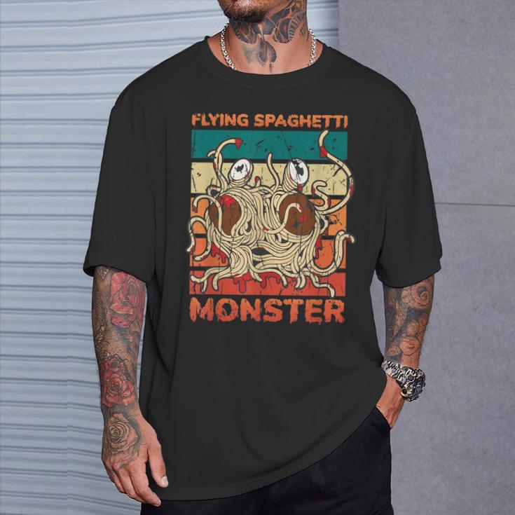 フライングスパゲッティモンスター モンスター Tシャツ 彼への贈り物