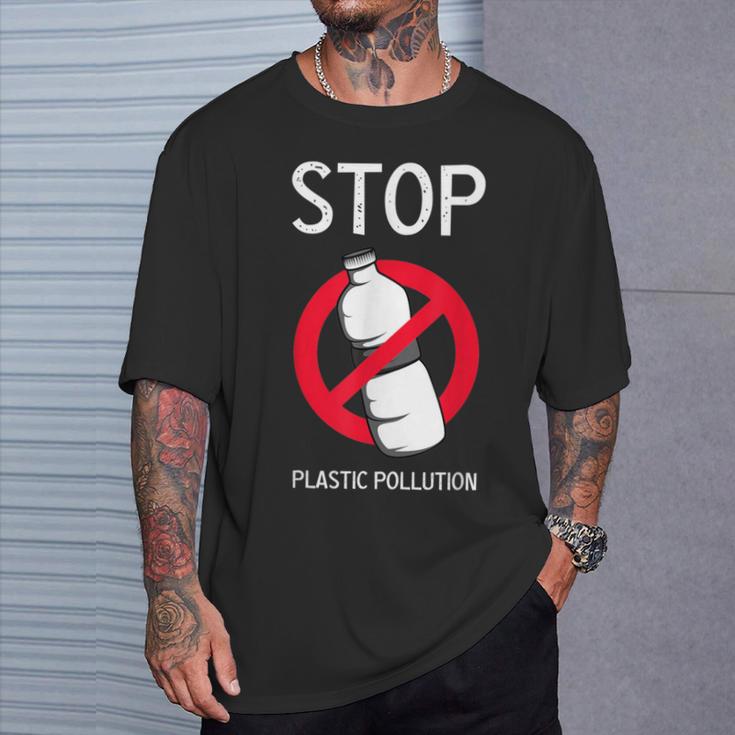 プラスチック汚染環境係派を止める Tシャツ 彼への贈り物