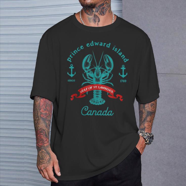 プリンスエドワード島 カナダ カニ釣り バケーション お土産 Tシャツ 彼への贈り物