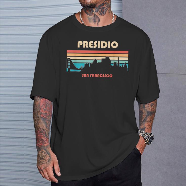 プレシディオ サンフランシスコ カリフォルニア レトロ ヴィンテージ Tシャツ 彼への贈り物