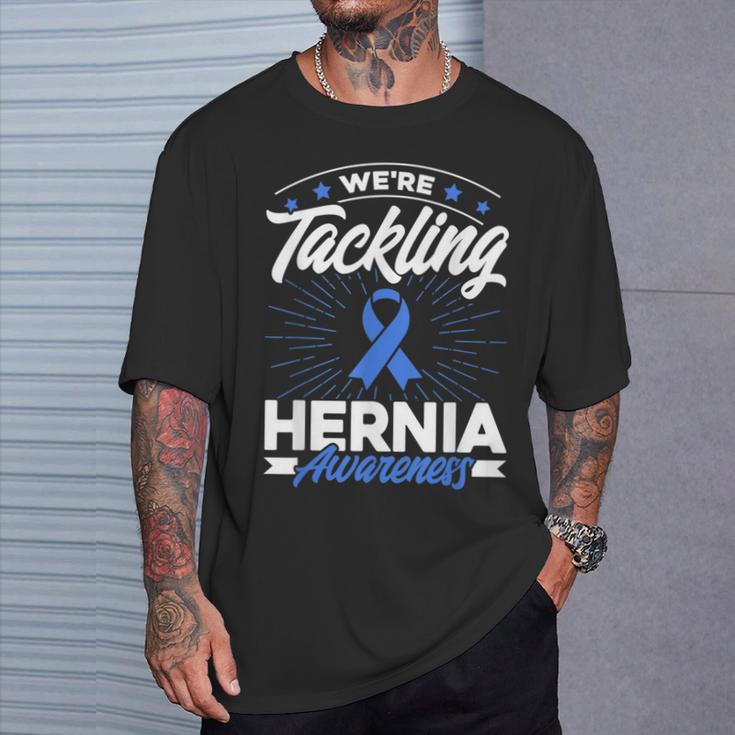 ヘルニアを詰め込んでいます。 Tシャツ 彼への贈り物