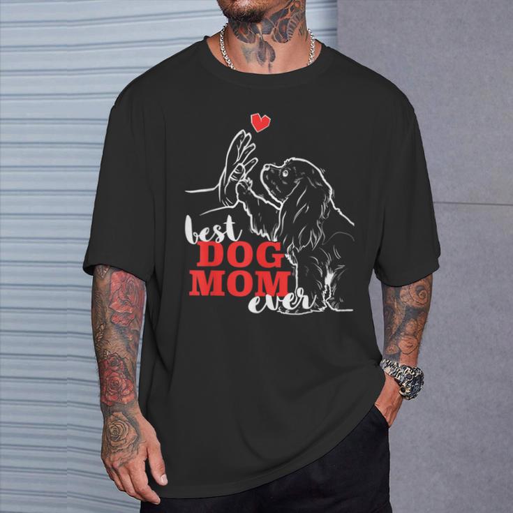 ベスト・キャバリア・キング・チャールズ・スパニエル・パパ・スパニエル Tシャツ 彼への贈り物