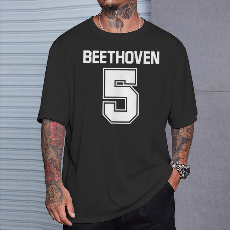 ベートーヴェン 5 第5楽章 交響曲 Tシャツ 彼への贈り物