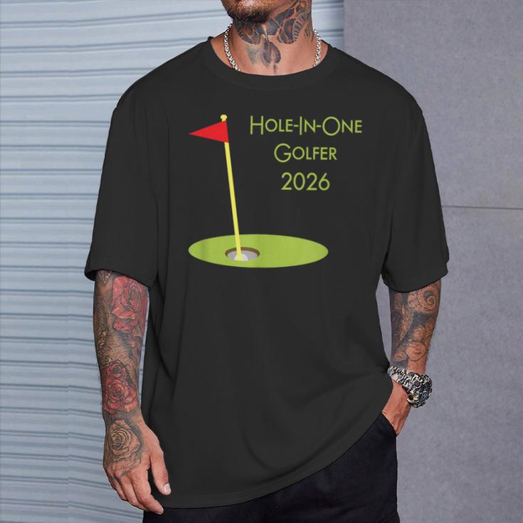 ホールインワンゴルファー2026ホールインワンゴルフ記念品 Hole In One Golfer 2026 Tシャツ 彼への贈り物