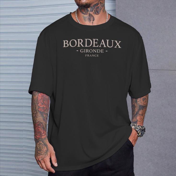 ボルドー フランス シンプル ボルドー フランス Tシャツ 彼への贈り物