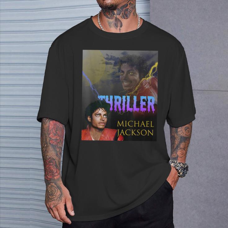 マイケルジャクソン 067 Thriller Tシャツ 彼への贈り物