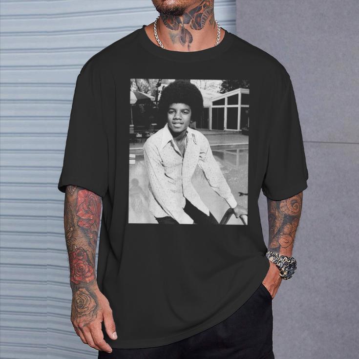 マイケル・ジャクソン アット Laホーム ザ・ジャクソン5 1975 Tシャツ 彼への贈り物