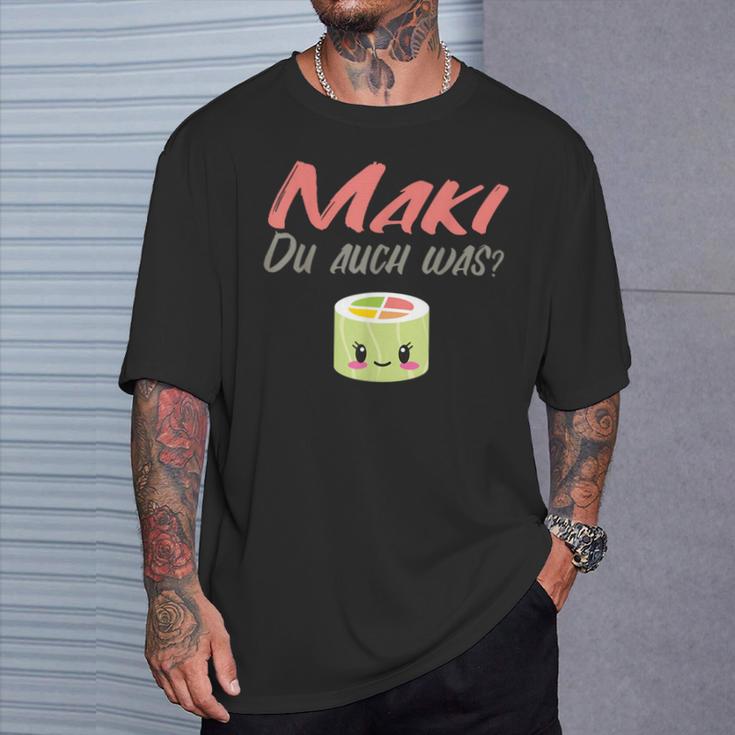 マキ・デュ・オーシュはマキ寿司 巻き寿司 Tシャツ 彼への贈り物
