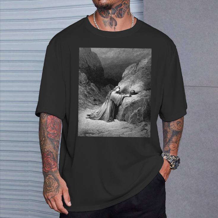 マグダラのマリア・ギュスターヴ・ドーレ ロマン主義 聖書芸術 長袖tシャツ Tシャツ 彼への贈り物