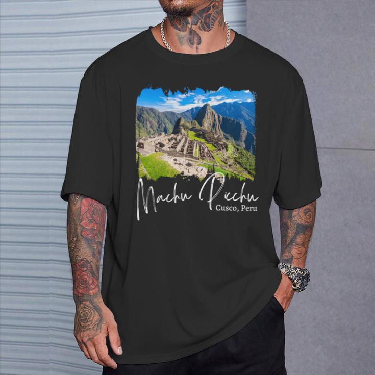 マチュピチュ 長袖tシャツ Tシャツ 彼への贈り物