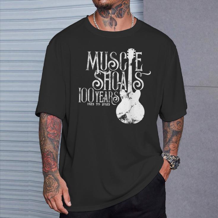 マッスルショールズ、アラバマ州ヴィンテージソウルファン100周年記念 Tシャツ 彼への贈り物