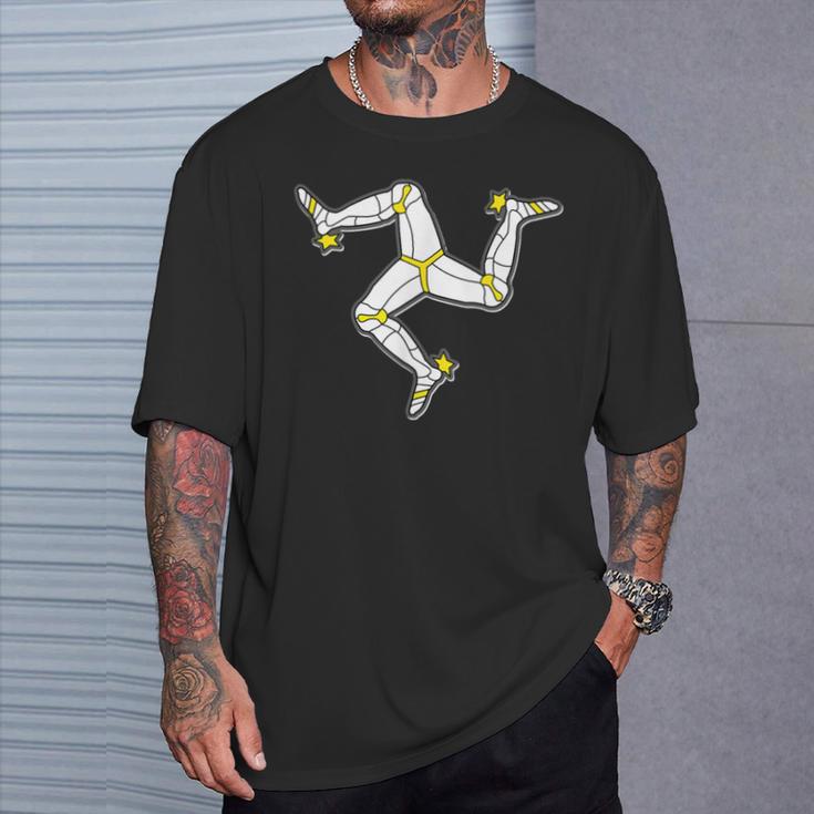 マン島 マンクス旗 伝統的なケルトのお土産 Tシャツ 彼への贈り物