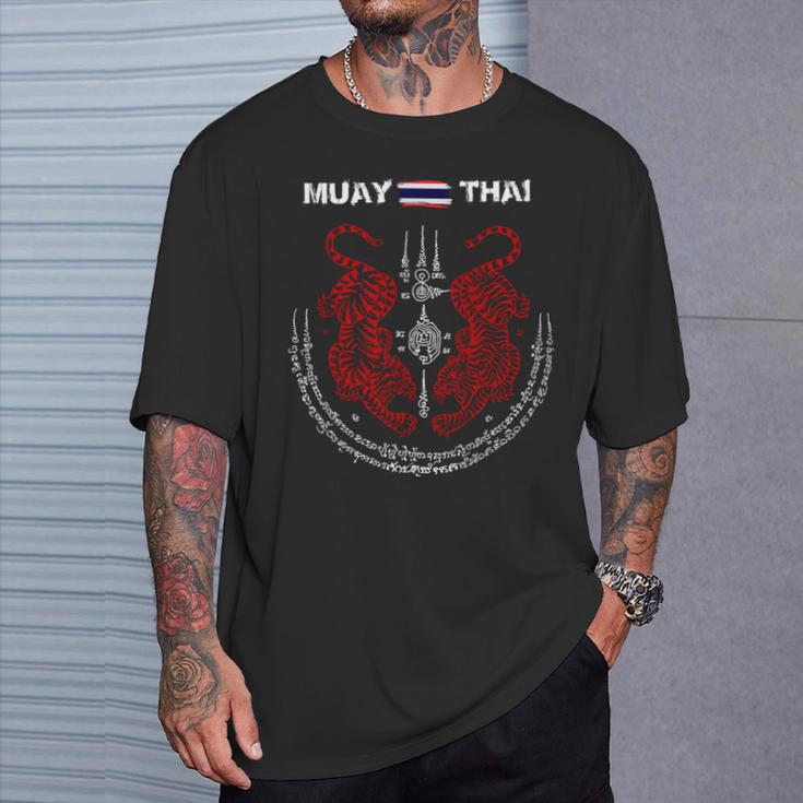 ムエタイ キックボクシング タイ 長袖tシャツ Tシャツ 彼への贈り物