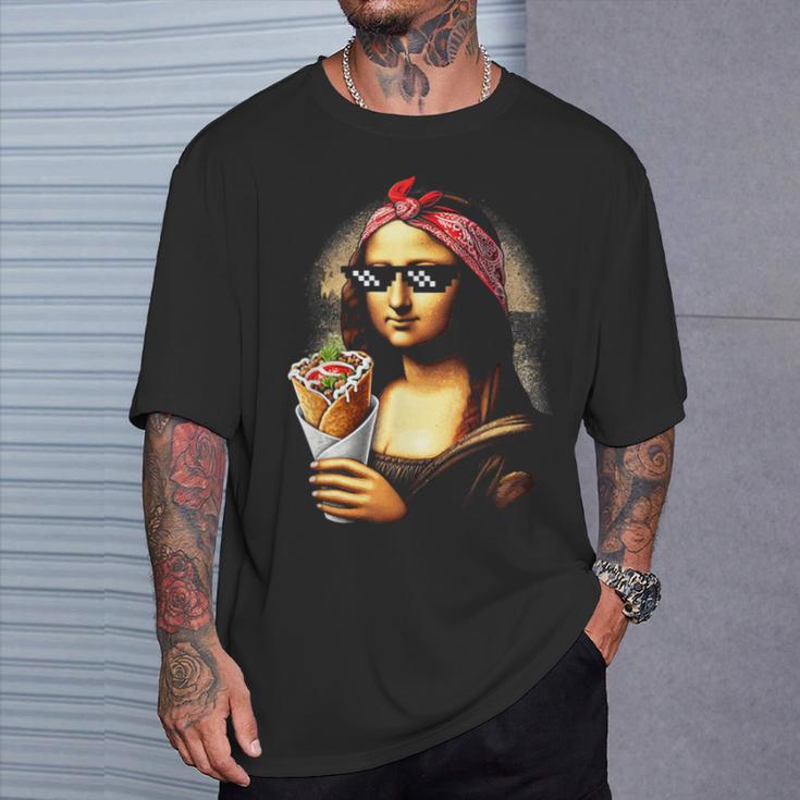 モナリザ ドネルケバブ Tシャツ 彼への贈り物