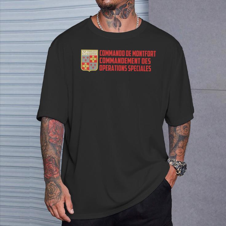 モンフォート コマンドー フランス特殊部隊 ミリタリー Tシャツ 彼への贈り物