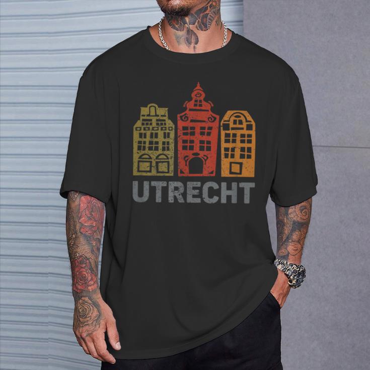ユトレヒト旧市街 Tシャツ 彼への贈り物