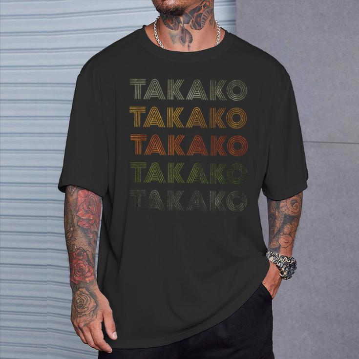 ラブハート タカコ グランジヴィンテージスタイル ブラック タカコ Tシャツ 彼への贈り物