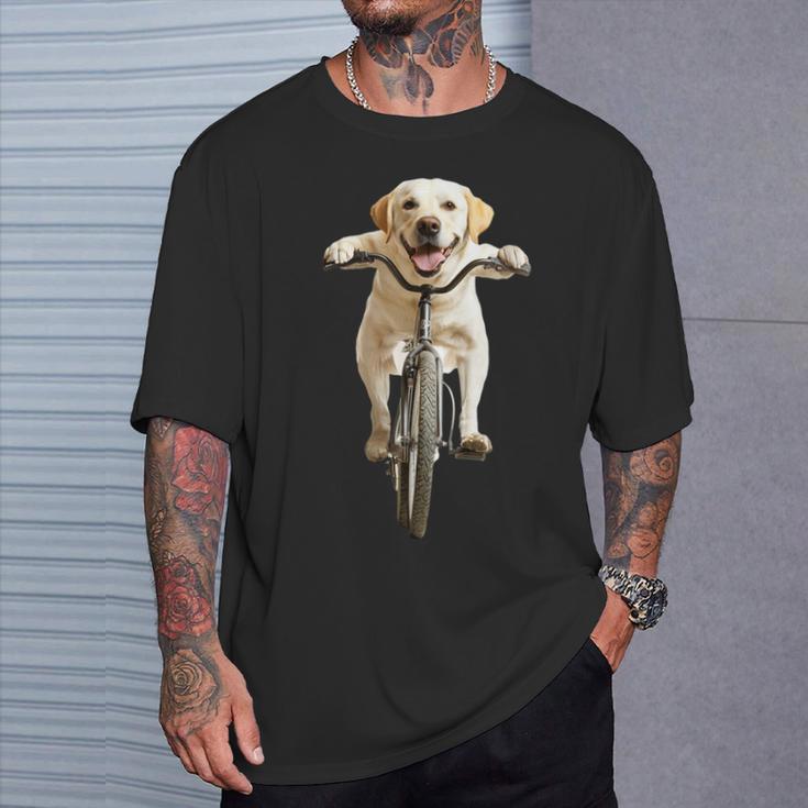 ラブラドールレトリバー サイクリング Tシャツ 彼への贈り物