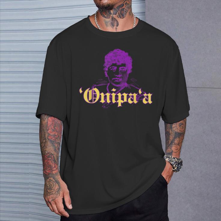 リリウオカラニ女王 オニパア ロイヤル ハワイアン カリグラフィー ハワイ Tシャツ 彼への贈り物