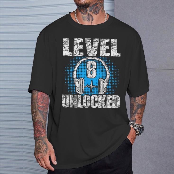 レベル8 アンロック バースデー 8歳 ゲーマー Tシャツ 彼への贈り物